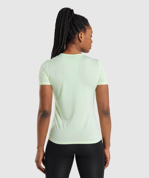 Damske Tricka Gymshark Training Hnede Zelene | WT0238754
